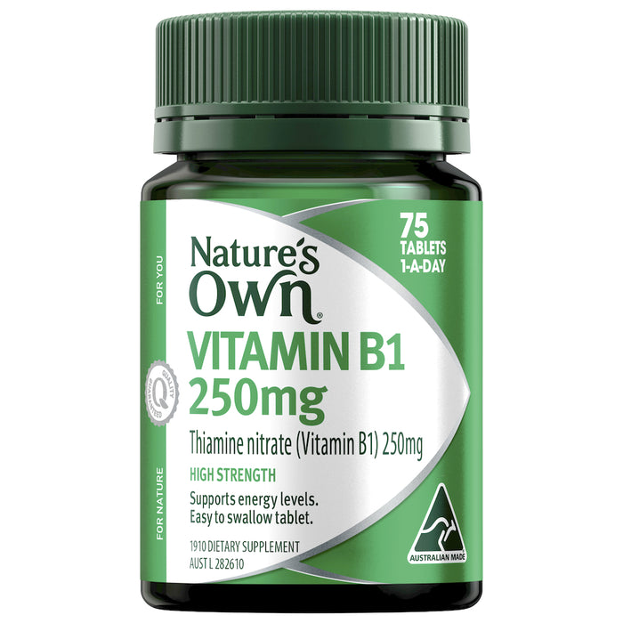 Nature's Own Vitamin B1 250mg 75 Tablets