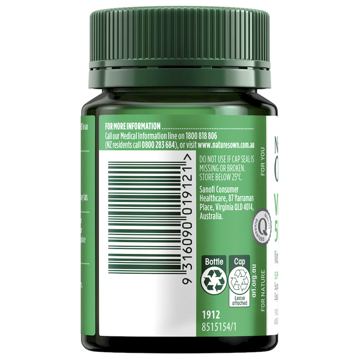 Nature's Own Vitamin B3 500mg 60 Tablets