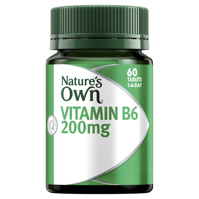 Nature's Own Vitamin B6 200mg 60 Tablets