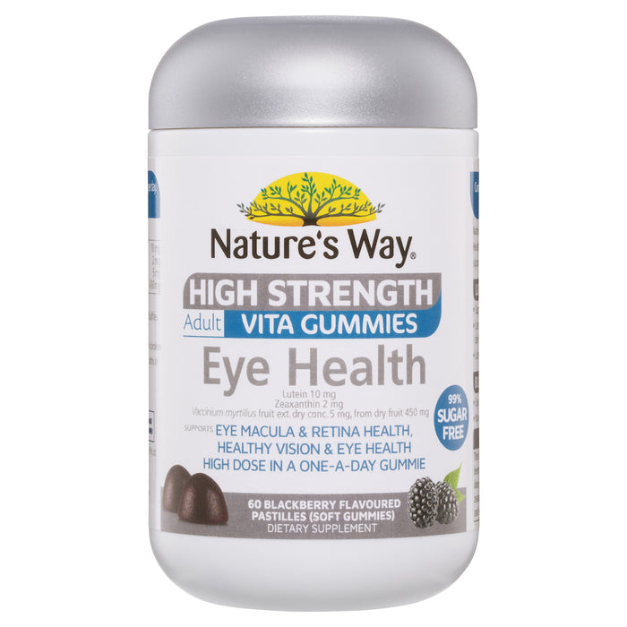 Nature's Way High Strength Adult VitaGummies Eye Health 60 Patilles