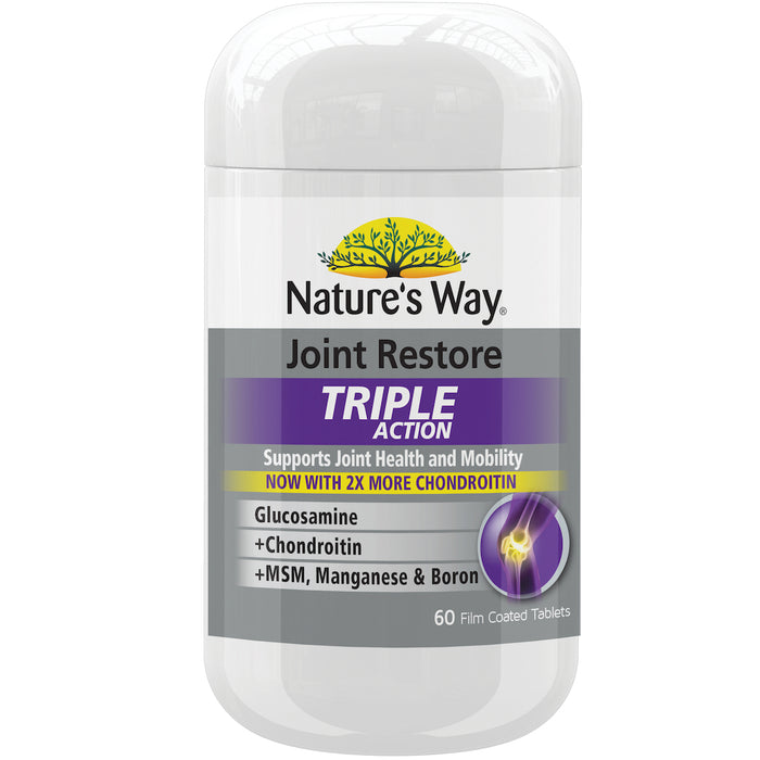 Nature's Way Joint Restore Glucosamine, Chondroitin and MSM 60 Tablets