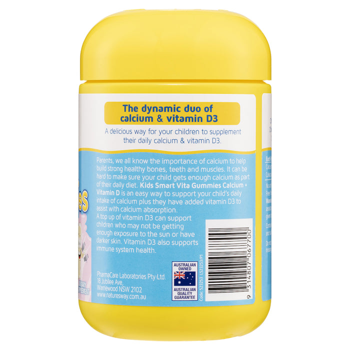 Nature's Way Kids Smart Calcium & Vitamin D 120 Vita Gummies