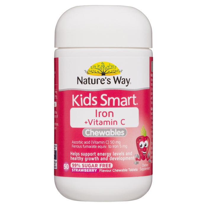 Nature's Way Kids Smart Iron + Vitamin C 50 Chewable