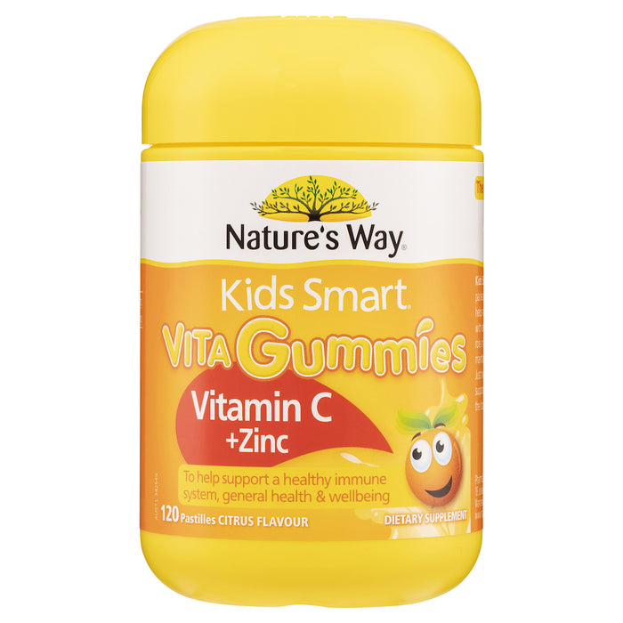 Nature's Way Kids Smart Vitamin C & Zinc 120 Vita Gummies