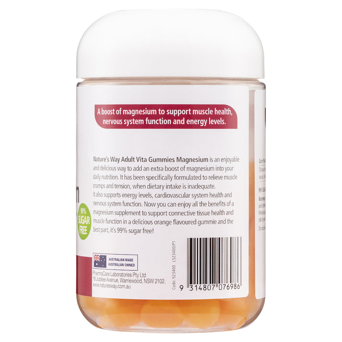 Nature's Way Magnesium 80 Gummies