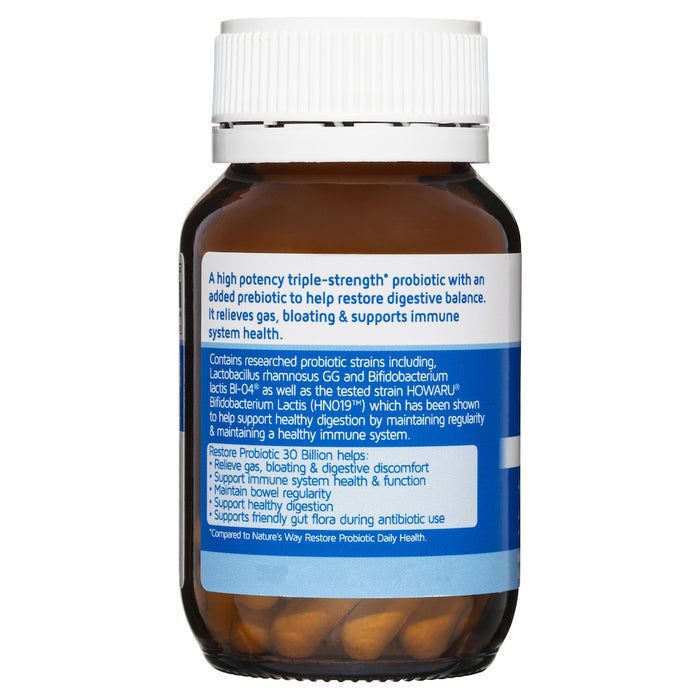 Nature's Way Restore Probiotic 30 Billion 30 Capsules