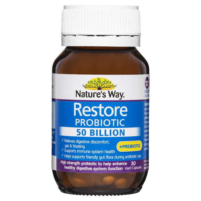 Nature's Way Restore Probiotic 50 billion 30 Capsules