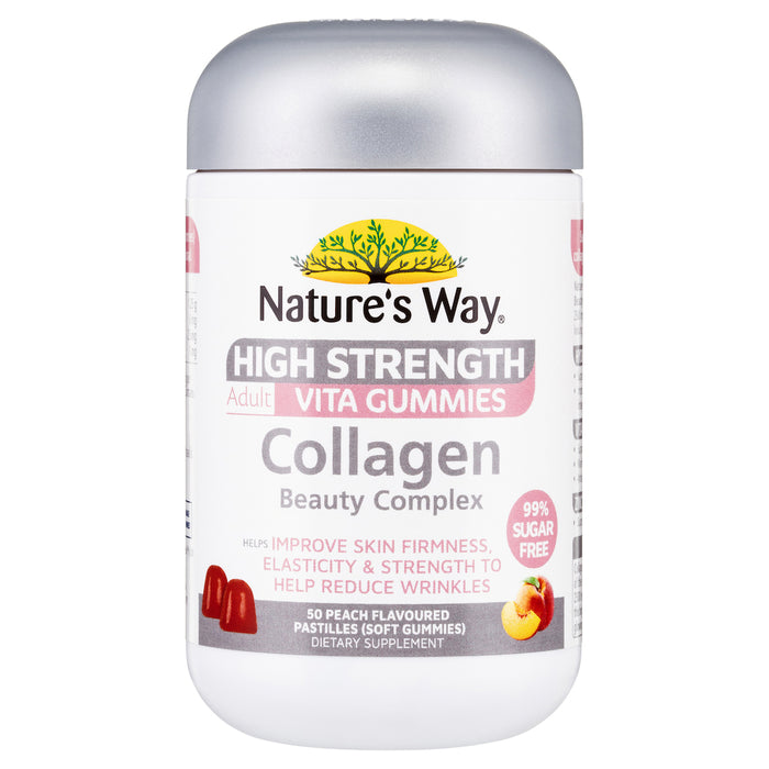 Nature's Way Collagen High Strength Sugar Free 50 Gummies