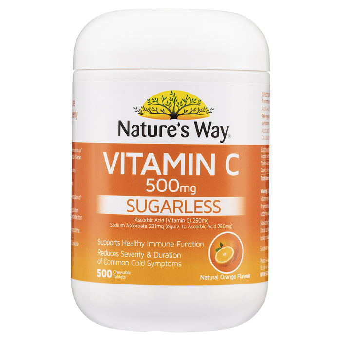 Nature's Way Vitamin C 500mg 500 Tablets