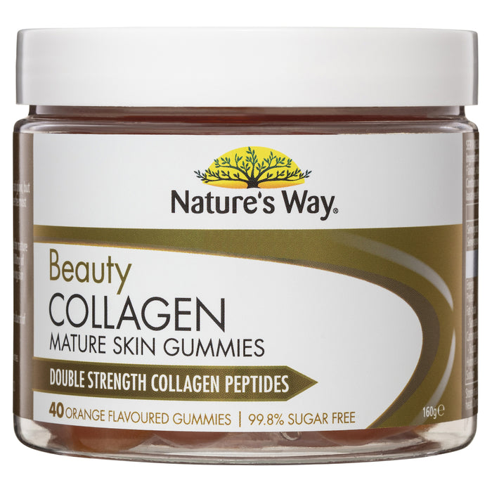 Natures Way Beauty Collagen Mature Skin 40 Gummies