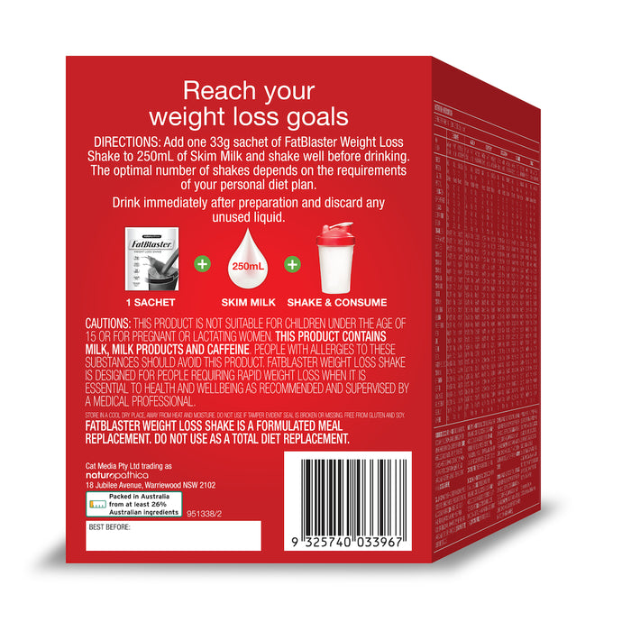 Naturopathica FatBlaster 14 Meal Variety Pack