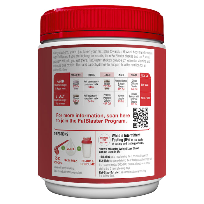 Naturopathica FatBlaster Raspberry Shake 430g