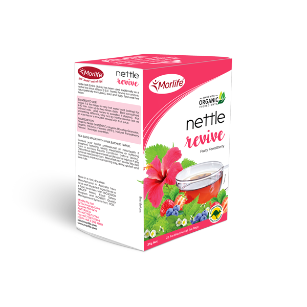 Morlife Nettle Revive Tea Bags 25