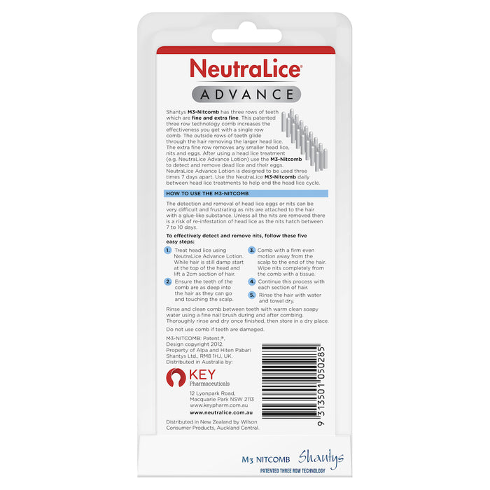 Neutralice Advance Nit Comb M3