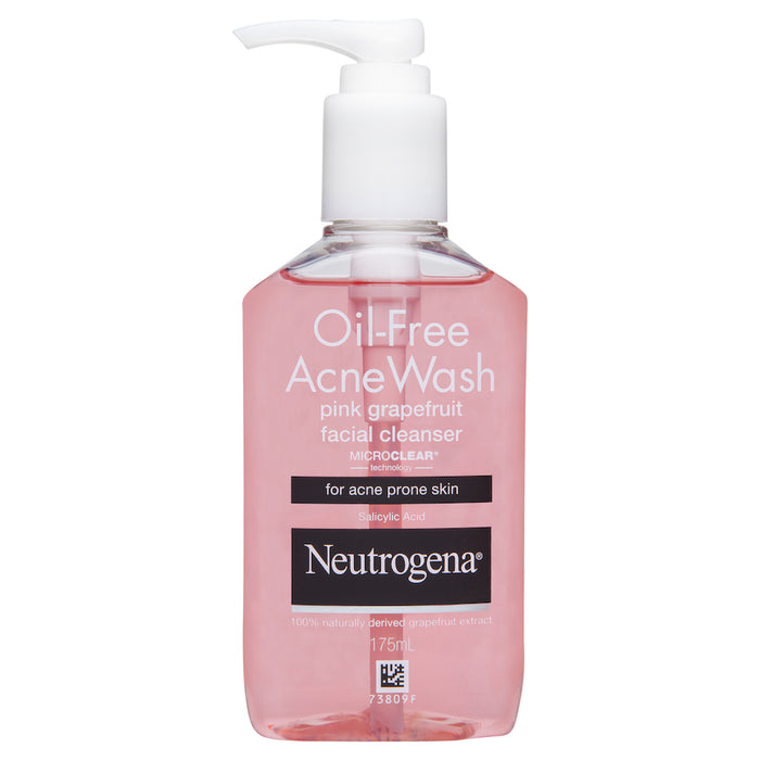 Neutrogena Oil Free Acne Wash Grapefruit 175ml