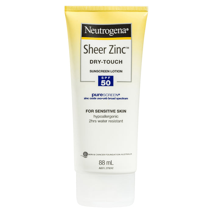 Neutrogena Sheer Zinc Body Lotion SPF50 88ml