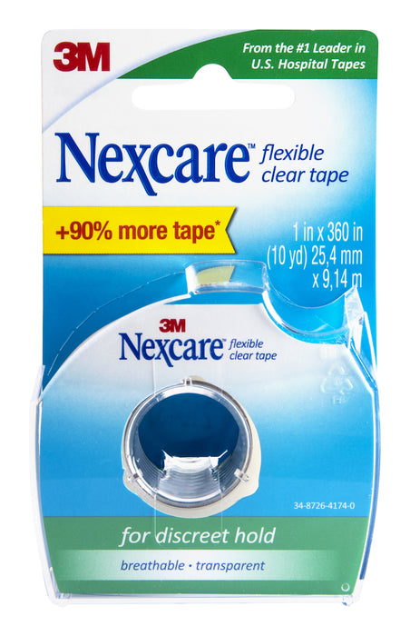 Nexcare Dispenser Flexible Clear Tape 25mm x 9m