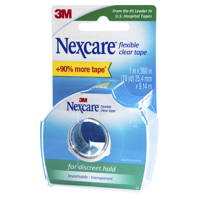 Nexcare Dispenser Flexible Clear Tape 25mm x 9m