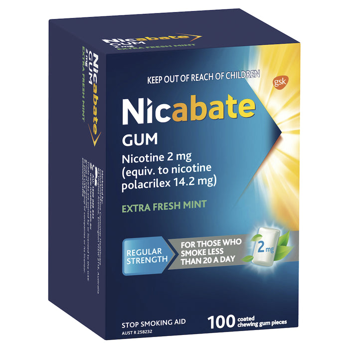 Nicabate Gum 2mg 100