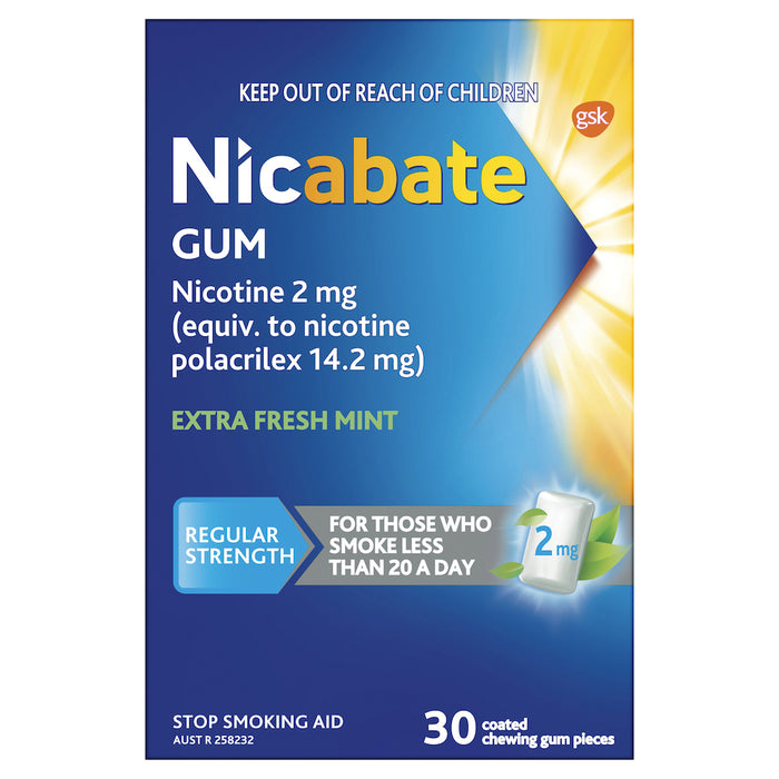 Nicabate Gum 2mg 30