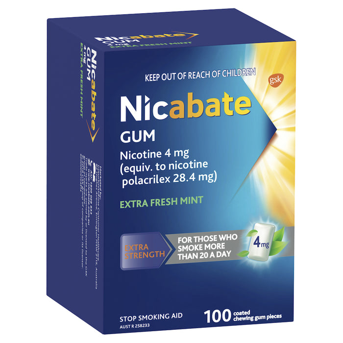 Nicabate Gum 4mg 100