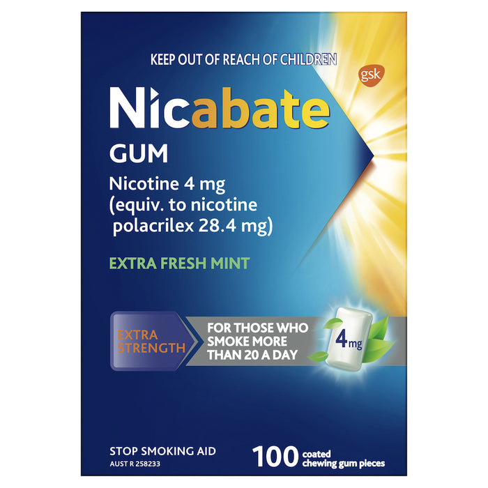 Nicabate Gum 4mg 100