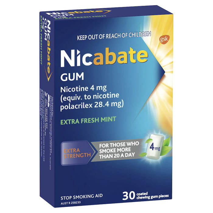 Nicabate Gum 4mg 30