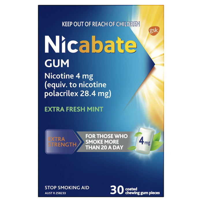 Nicabate Gum 4mg 30