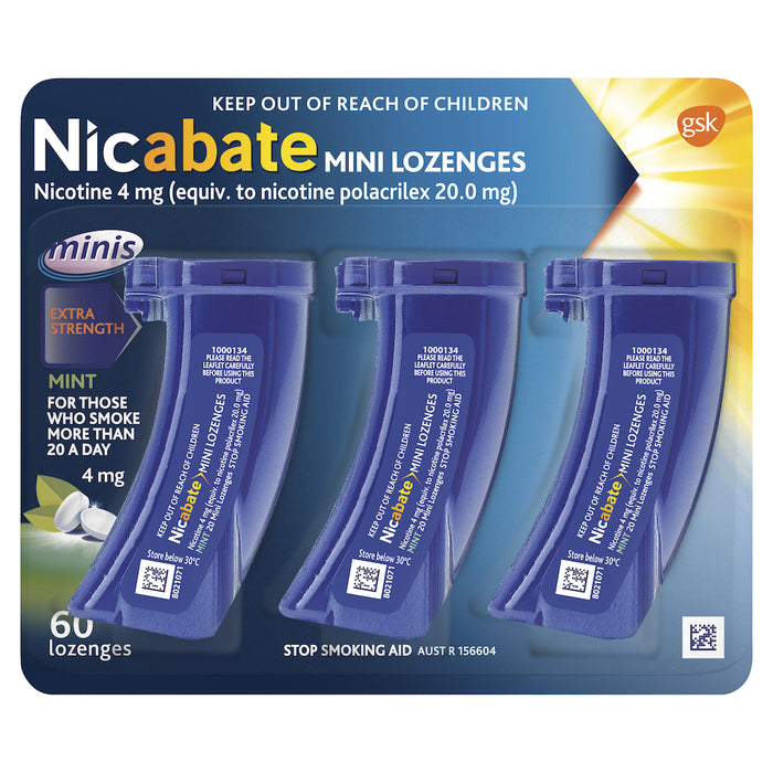 Nicabate Mini Lozenge 4mg 60