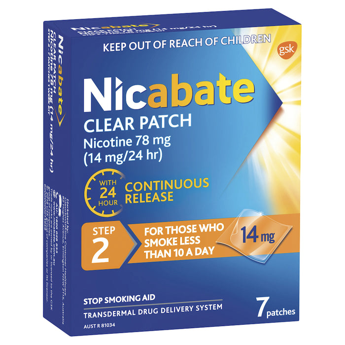 Nicabate Patch Clear 14mg 7