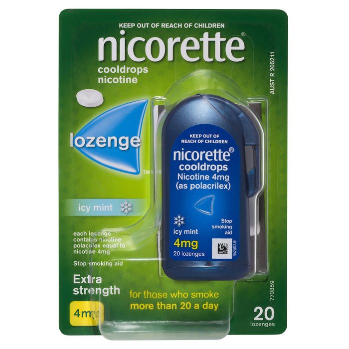 Nicorette Cool Drops Lozenge 4mg 20