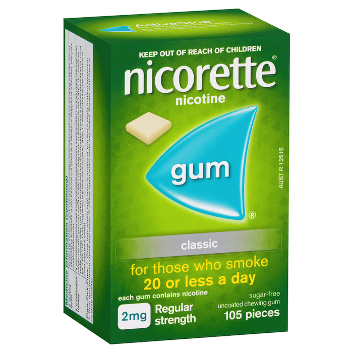 Nicorette Gum Classic 2mg 105