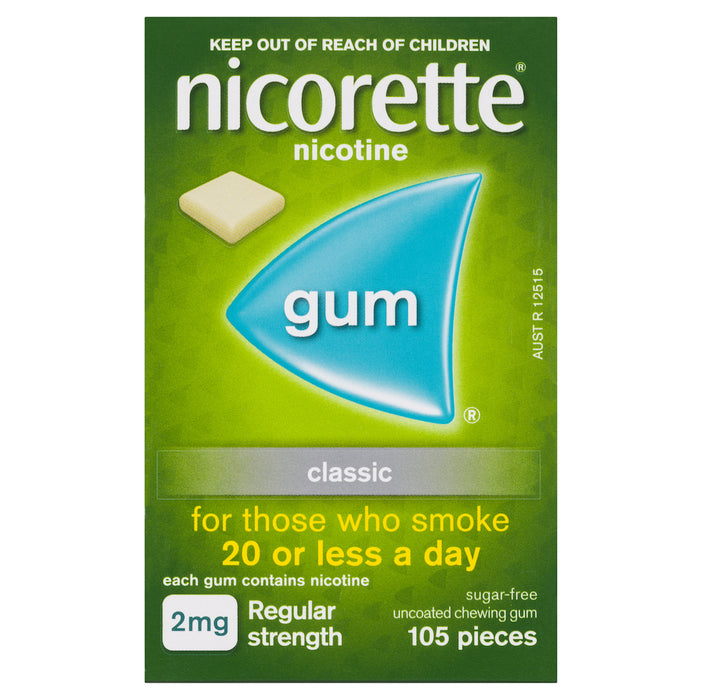 Nicorette Gum Classic 2mg 105