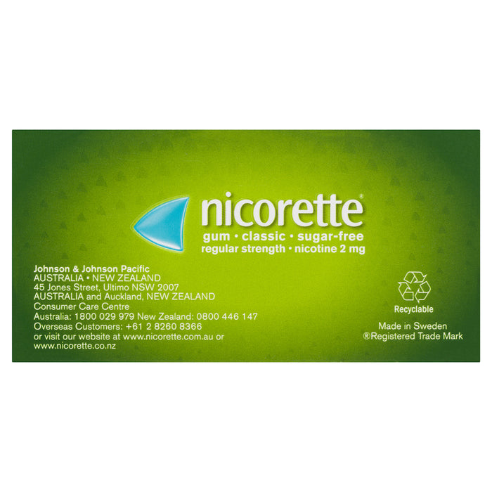 Nicorette Gum Classic 2mg 105