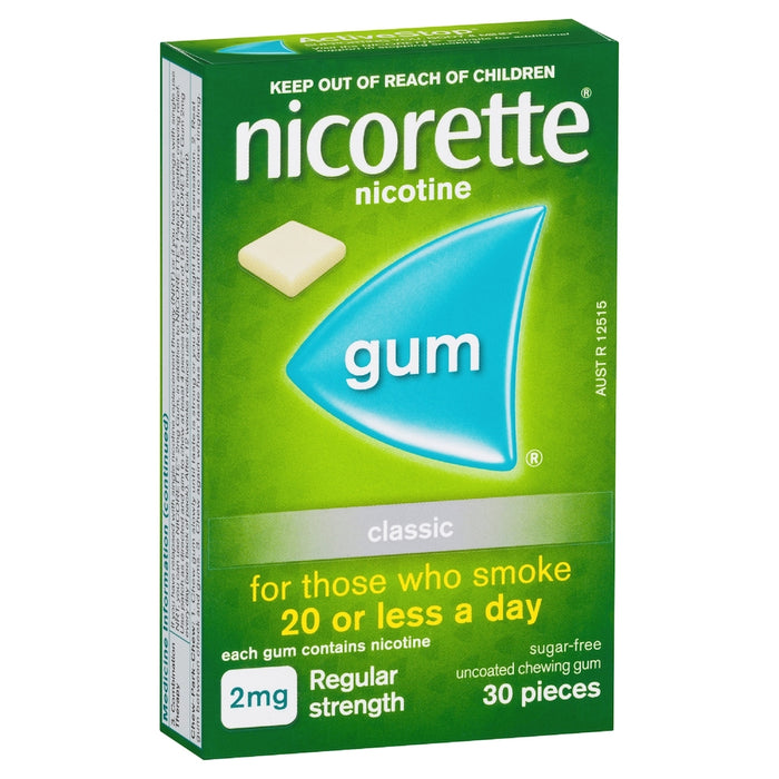 Nicorette Gum Classic 2mg 30