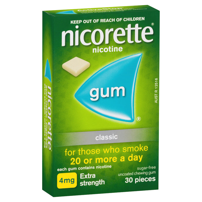 Nicorette Gum Classic 4mg 30