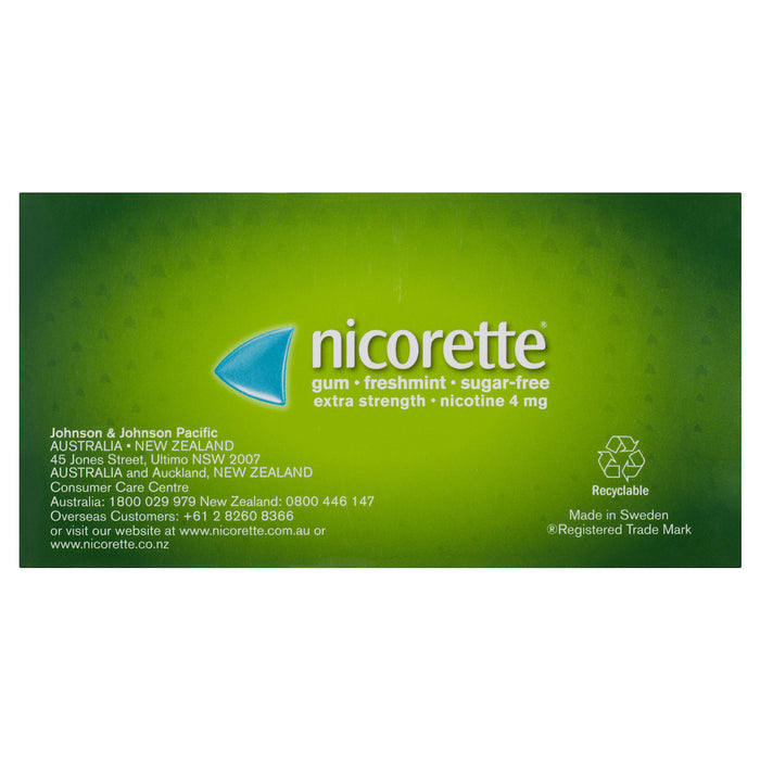 Nicorette Gum Fresh Mint 4mg 105