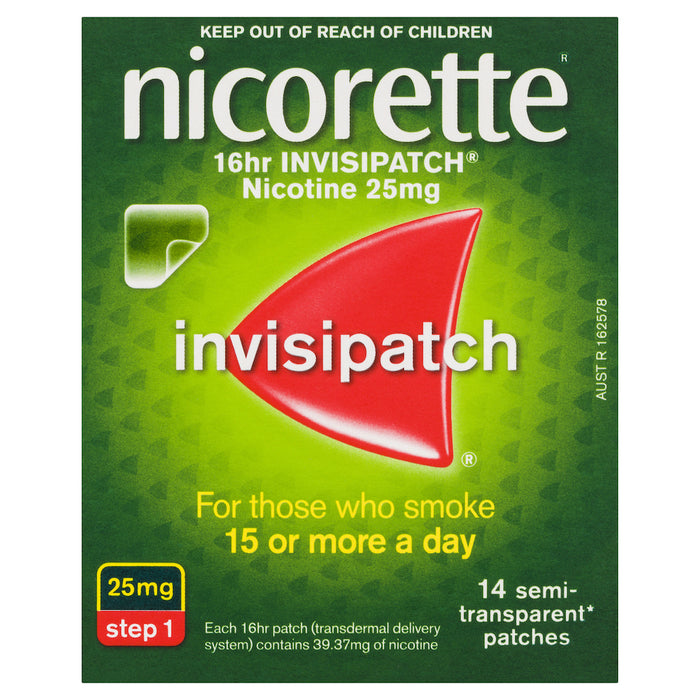 Nicorette InvisiPatch Step 1 25mg 14 Days