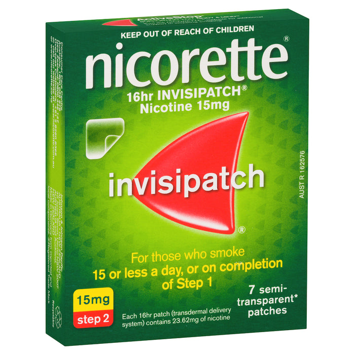 Nicorette InvisiPatch Step 2 15 毫克 7 天