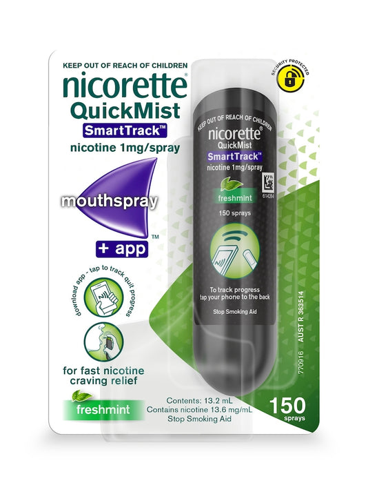 Nicorette QuickMist SmartTrack Freshmint 150 Sprays