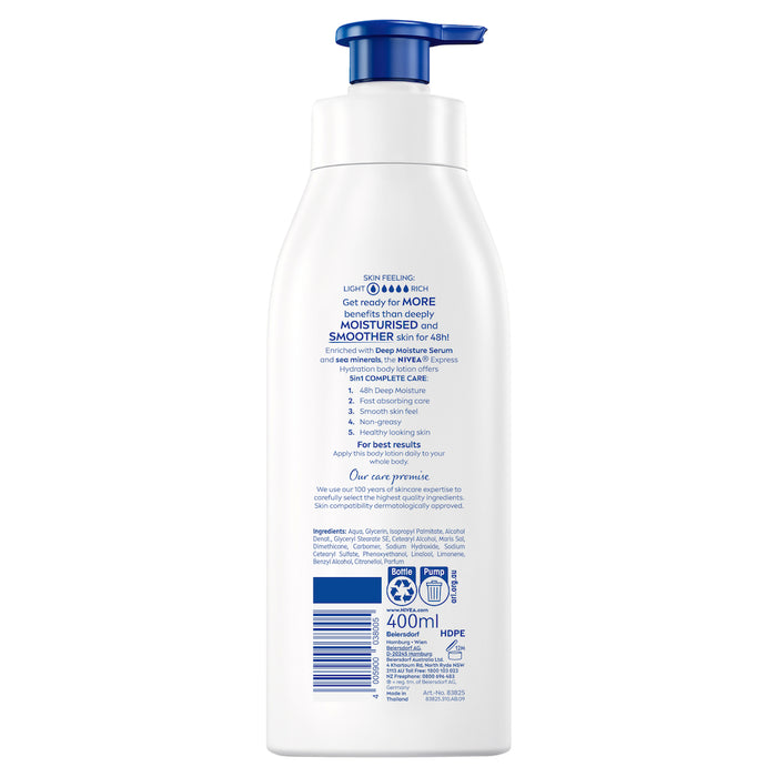 Nivea Body Lotion Express Hydration 400ml