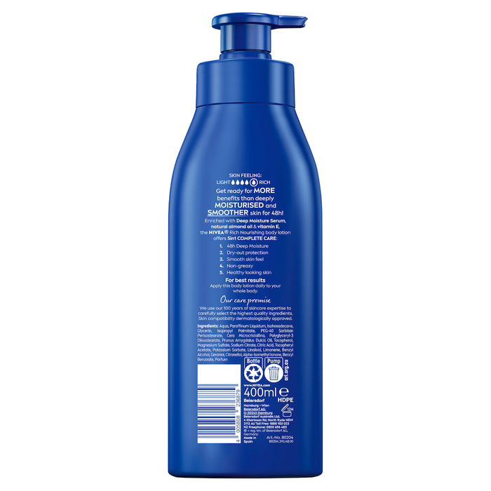 Nivea Body Lotion Rich Nourishing 400ml