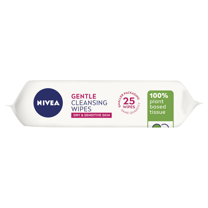 Nivea Daily Essential Biodegradable Cleansing Wipes 25