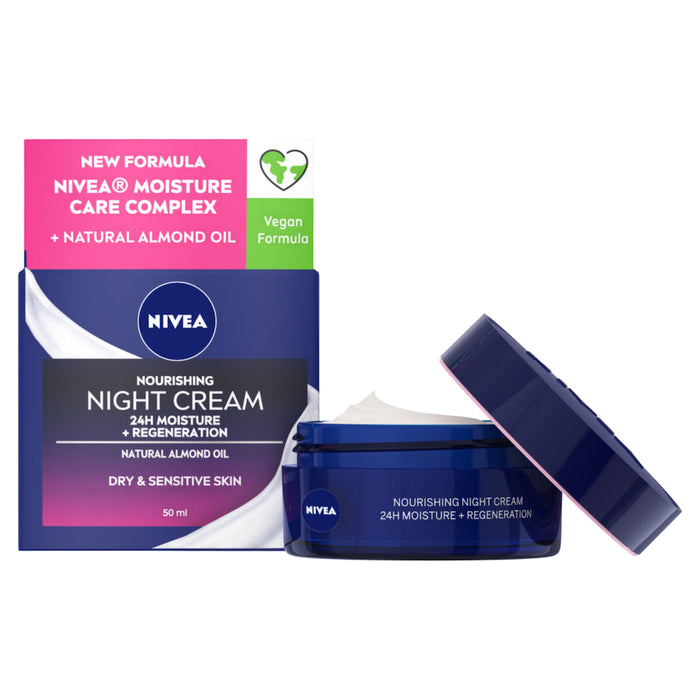 Nivea Daily Essentials 24 保湿晚霜中性/混合性皮肤 50 毫升