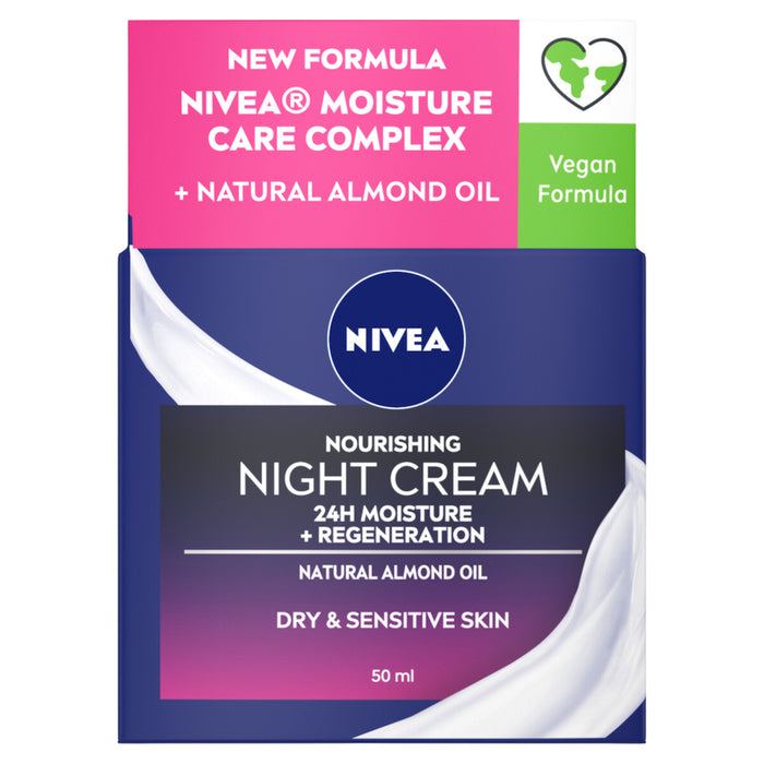 Nivea Daily Essentials 24 保湿晚霜中性/混合性皮肤 50 毫升