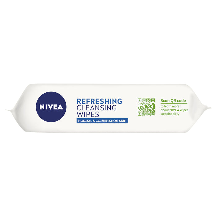 Nivea Daily Essentials Refreshing Cleansing Facial Wipes 25 pack