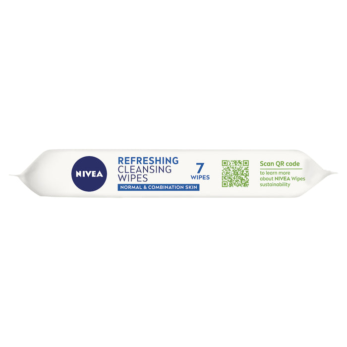 Nivea Daily Essentials Refreshing Facial Cleansing Wipes 7 Pack