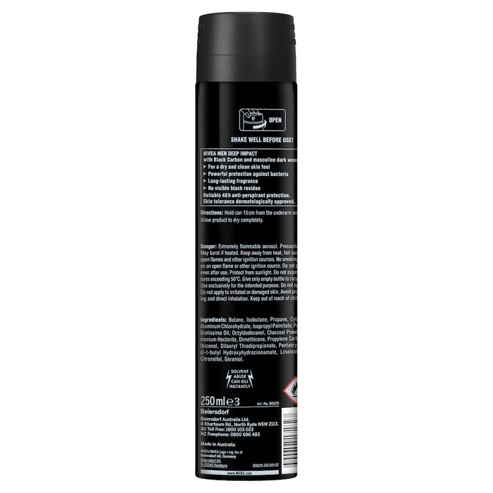 Nivea Deodorant Spray Deep 250ml