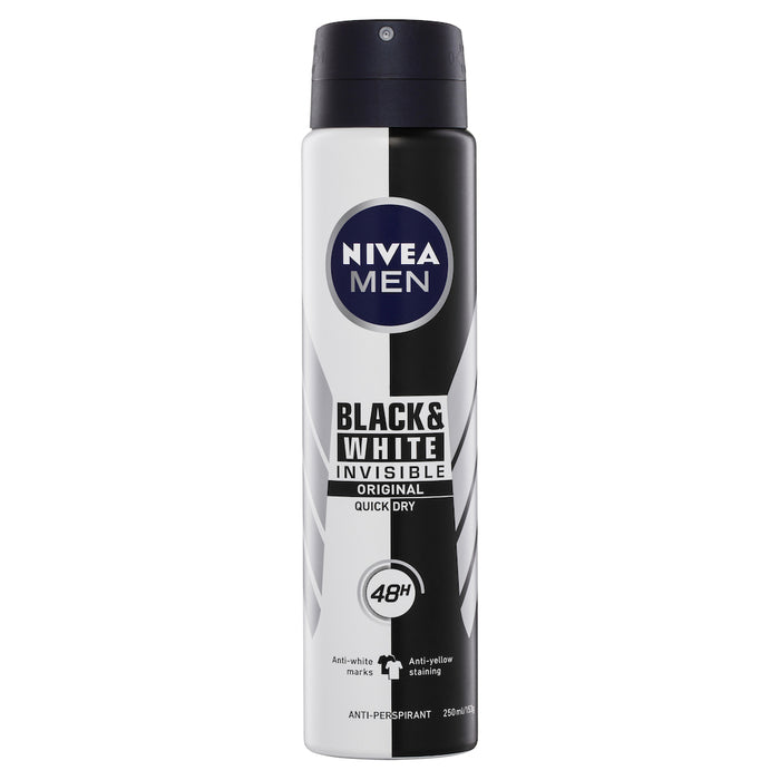 Nivea Men Deodorant Black & White Power Aerosol 250ml