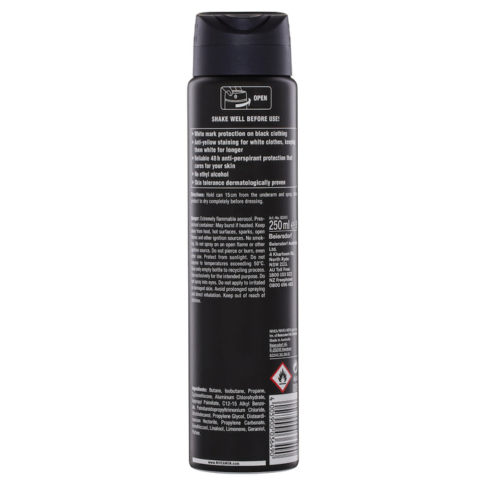 Nivea Men Deodorant Black & White Power Aerosol 250ml